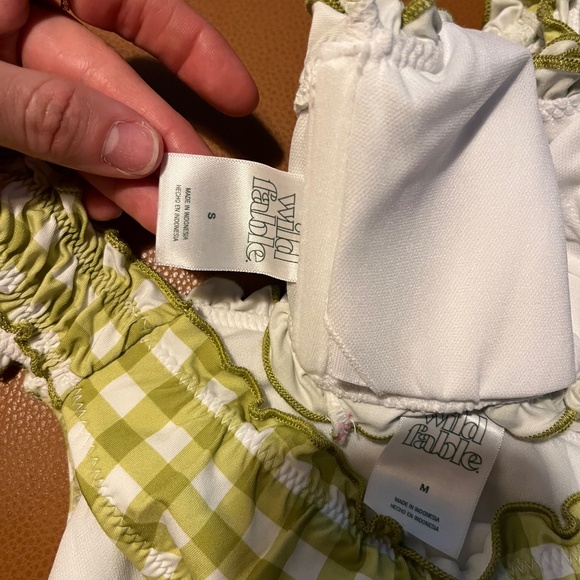 Wild Fable Strapless Bikini gingham - Picture 2 of 2